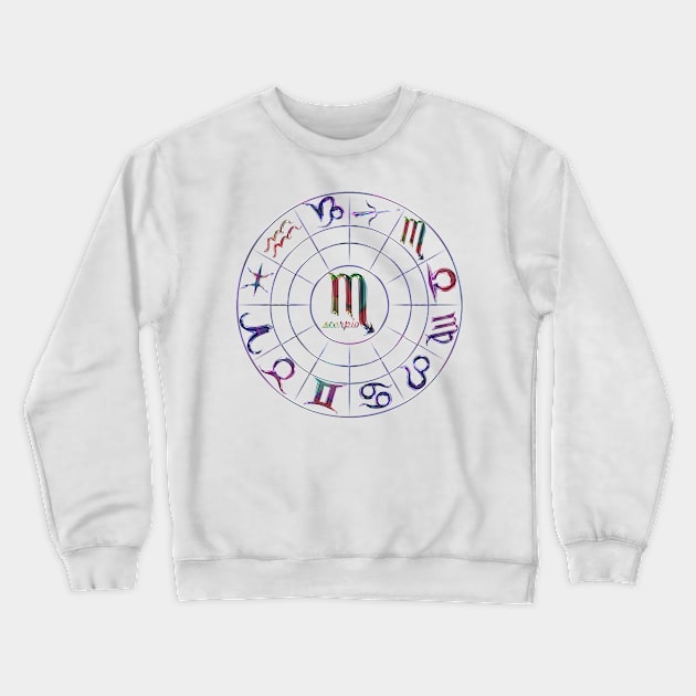 New scorpio 12 zodiac in 1 - scorpio Crewneck Sweatshirt by INDONESIA68